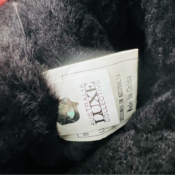 Australia Luxe Collective Saratoga Genuine Sheepskin Studded Round Embellishment - Picture 14 of 16